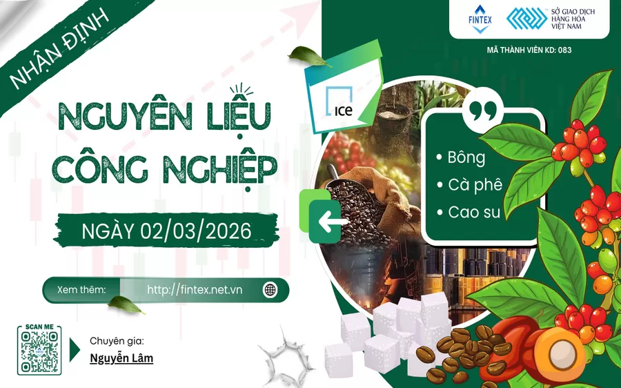 NHẬN ĐỊNH NGUYÊN LIỆU - CÔNG NGHIỆP NGÀY 02/03/2026